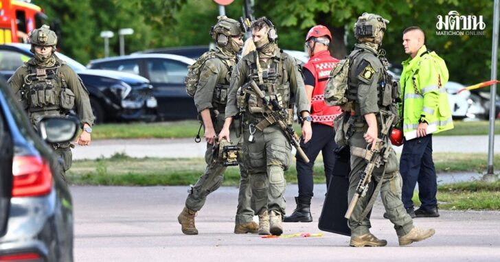 Several people injured in sword attack at Swedish high school in Fagersta