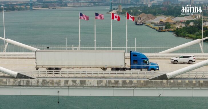 Gordie Howe Bridge connecting Canada and the US