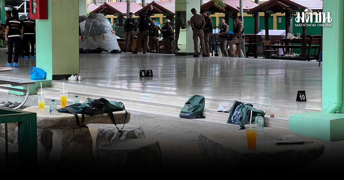 เพื่อน ม.3กราดยิง ยันไม่มีบูลลี่ รับมีเรื่องครูภาษาไทย เล่านาทีลั่นไก ใส่เอียร์ปลั๊กลงมือ