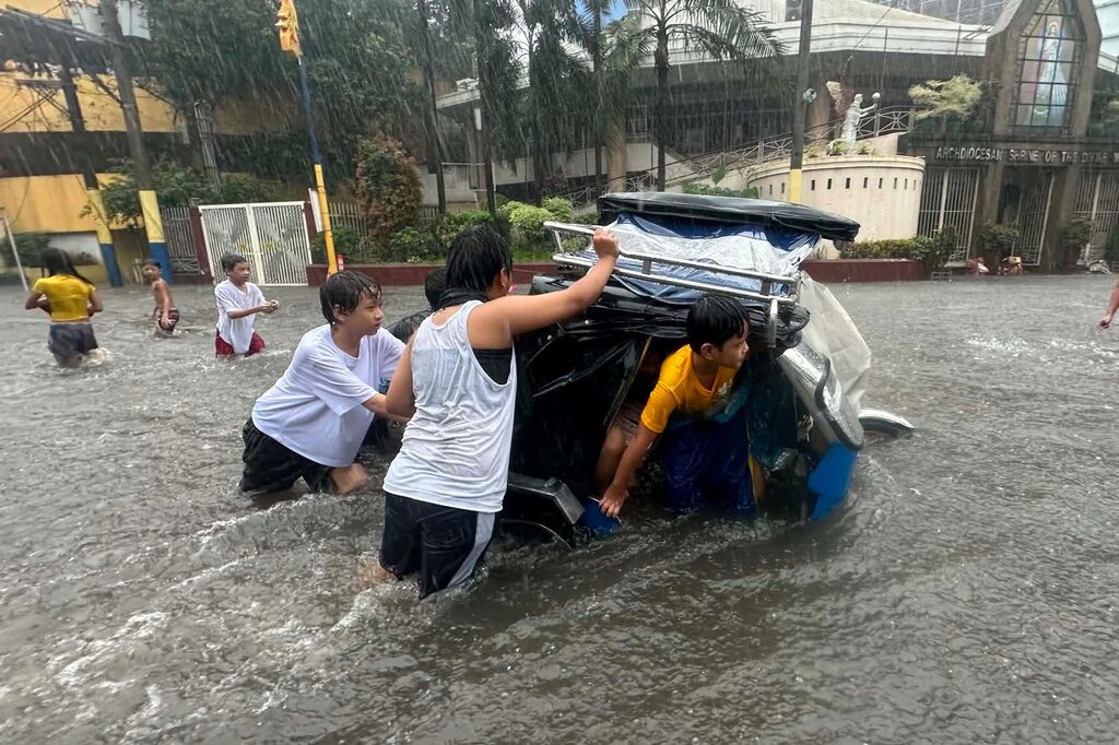 น้ำท่วมเกาหลีใต้