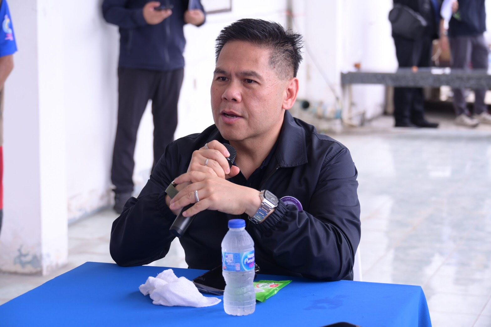 วราวุธ ศิลปอาชา รัฐมนตรีว่าการกระทรวงอุตสาหกรรม