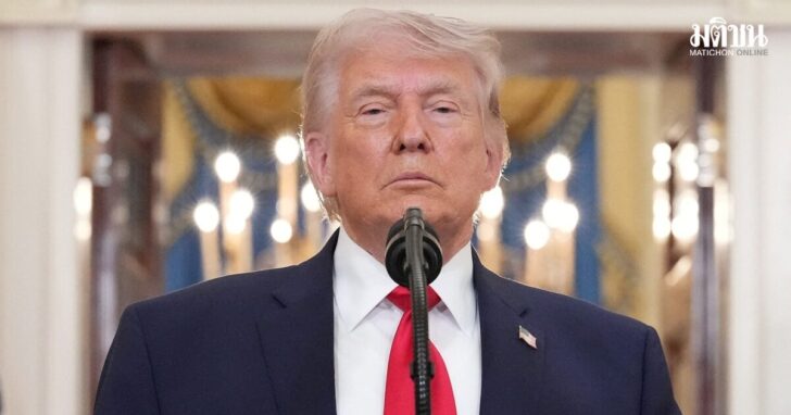 U.S. President Donald Trump delivers an address to the nation about the Iran war at the White House in Washington