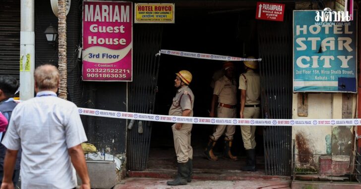 Hotel fire in India's Kolkata