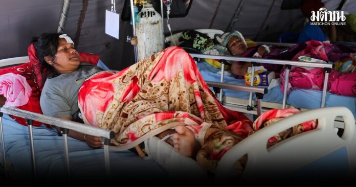 Aftermath of an earthquake that struck off the coast of Indonesia