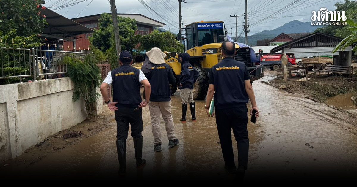 เจเศรษฐ์ เดินหน้าฟื้นฟูน่าน สั่งโยธาฯ-วิศวกร ปูพรมตรวจบ้าน-สะพาน-ถนน