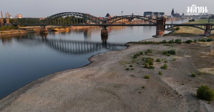 Water levels on the Rhine river in Germany have again fallen in a heatwave and dry weather and are approaching record lows
