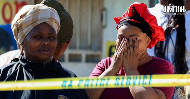 Site of a shooting in Lwandle