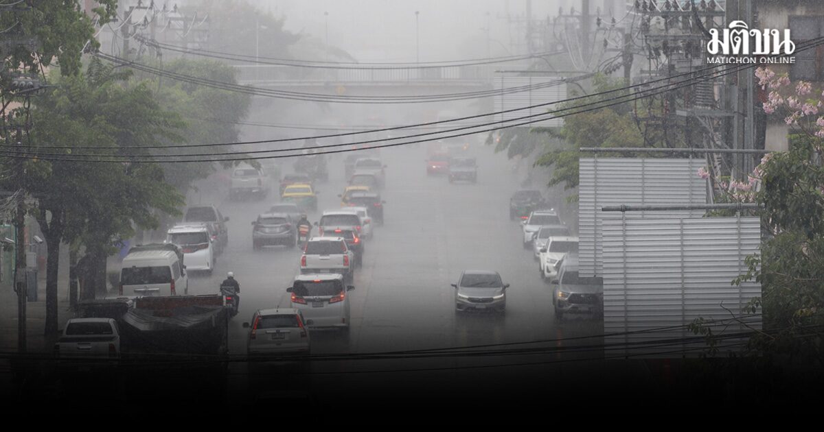 กรุงเทพอ่วม! น้ำท่วมหลายจุด ฝนตกแช่ทั้งคืน มีนบุรี หนักสุด 101.5 มม.
