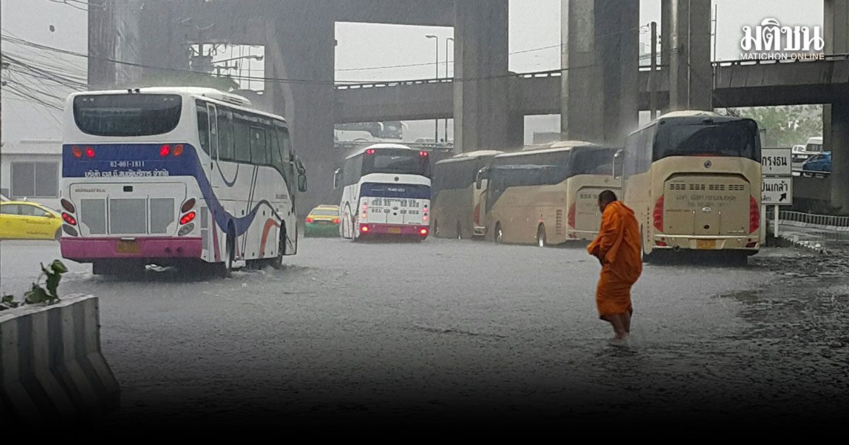 กรมอุตุ เตือน ไทยตอนบนฝนหนัก ลุ่มน้ำโขงระวังน้ำท่วมฉับพลัน กทม. มีฝน 60%