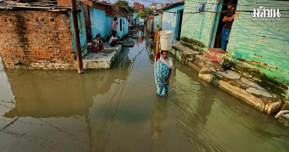ตอนเหนืออินเดียอ่วม! เจอฝนตกหนัก 3 วันติด น้ำท่วม เสียชีวิตแล้วอย่างน้อย 62 ราย