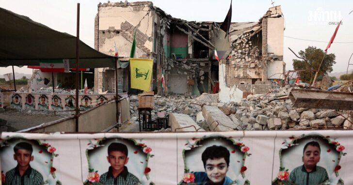 FILE PHOTO: The Minab school, which was damaged in a strike on February 28, in Minab