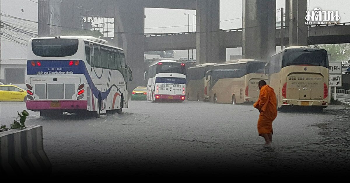 กรมอุตุ เตือน ทั่วไทยฝนถล่ม อีสาน-ตะวันออก หนักสุดร้อยละ 70 ระวังดินสไลด์ น้ำป่าไหลหลาก กทม.มีฝน 60%