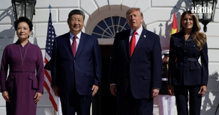 US President Donald Trump and China's President Xi Jinping meet at the White House