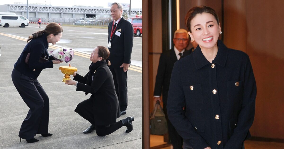 พระราชินี เสด็จฯ กลับไทย หลังทรงเสร็จสิ้นพระราชกรณียกิจที่ญี่ปุ่น