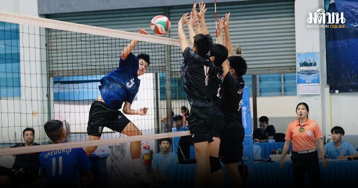 เหมาแชมป์! ตบหนุ่ม-สาว นครนนท์ 6 ผงาดโซนตะวันตก 1 ลิ่วศึก PMYC ยู15