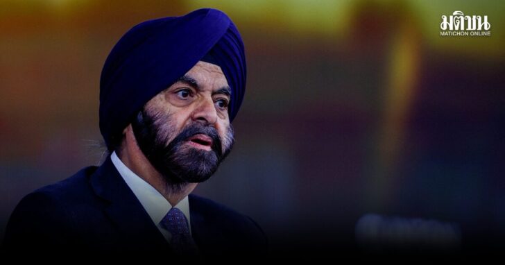 FILE PHOTO: Ajay Banga, President of the World Bank Group, reacts during the Clinton Global Initiative 2026 Annual Meeting in New York City
