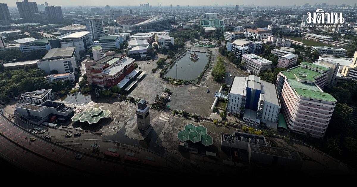 เปิดภาพล่าสุด ม.ราม แห้งแล้ว หลังน้ำท่วมขังนานหลายวัน
