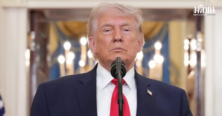 U.S. President Donald Trump delivers an address to the nation about the Iran war at the White House in Washington