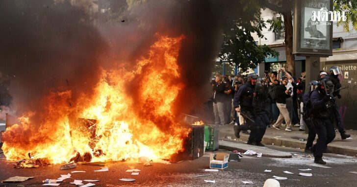 Nationwide day of student protests in France